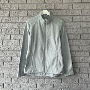 NWT Duluth Trading Co Frost Flake Fleece Full Zip Jacket Size Small Light Blue